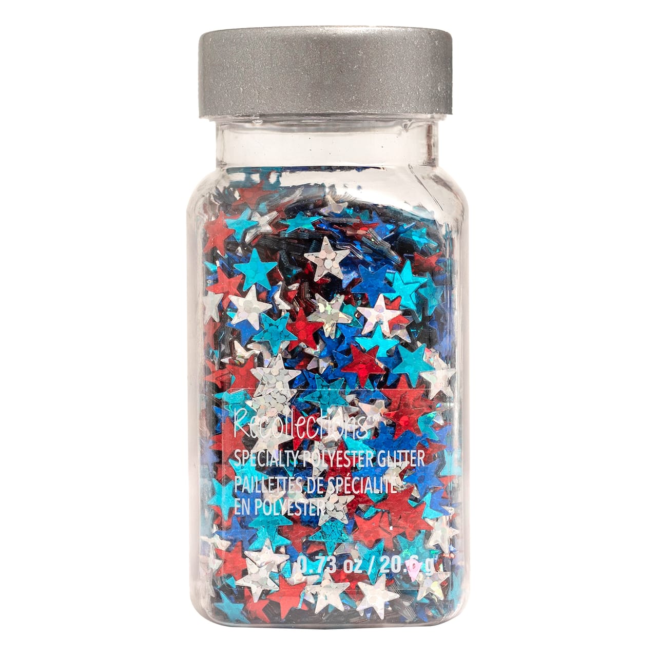 Star Spangle Specialty Polyester Glitter by Recollections&#x2122;, 0.73oz.
